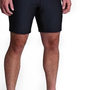 RHONE NWT Big Easy Seersucker Short 32 Navy